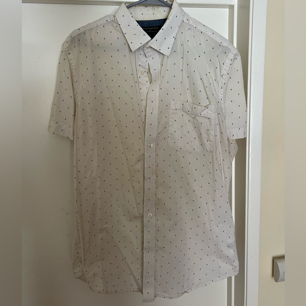 Banana Republic Short sleeve button down